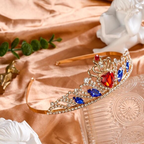 Evie Descendant Crown & Heart Necklace Costume Jewelry Set for Teens